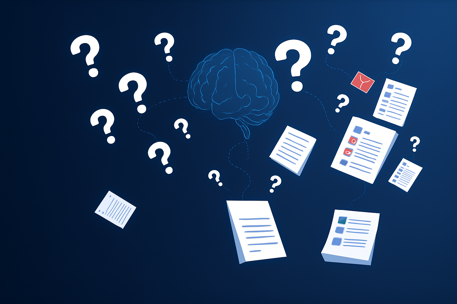 AI generating quiz questions from various sources